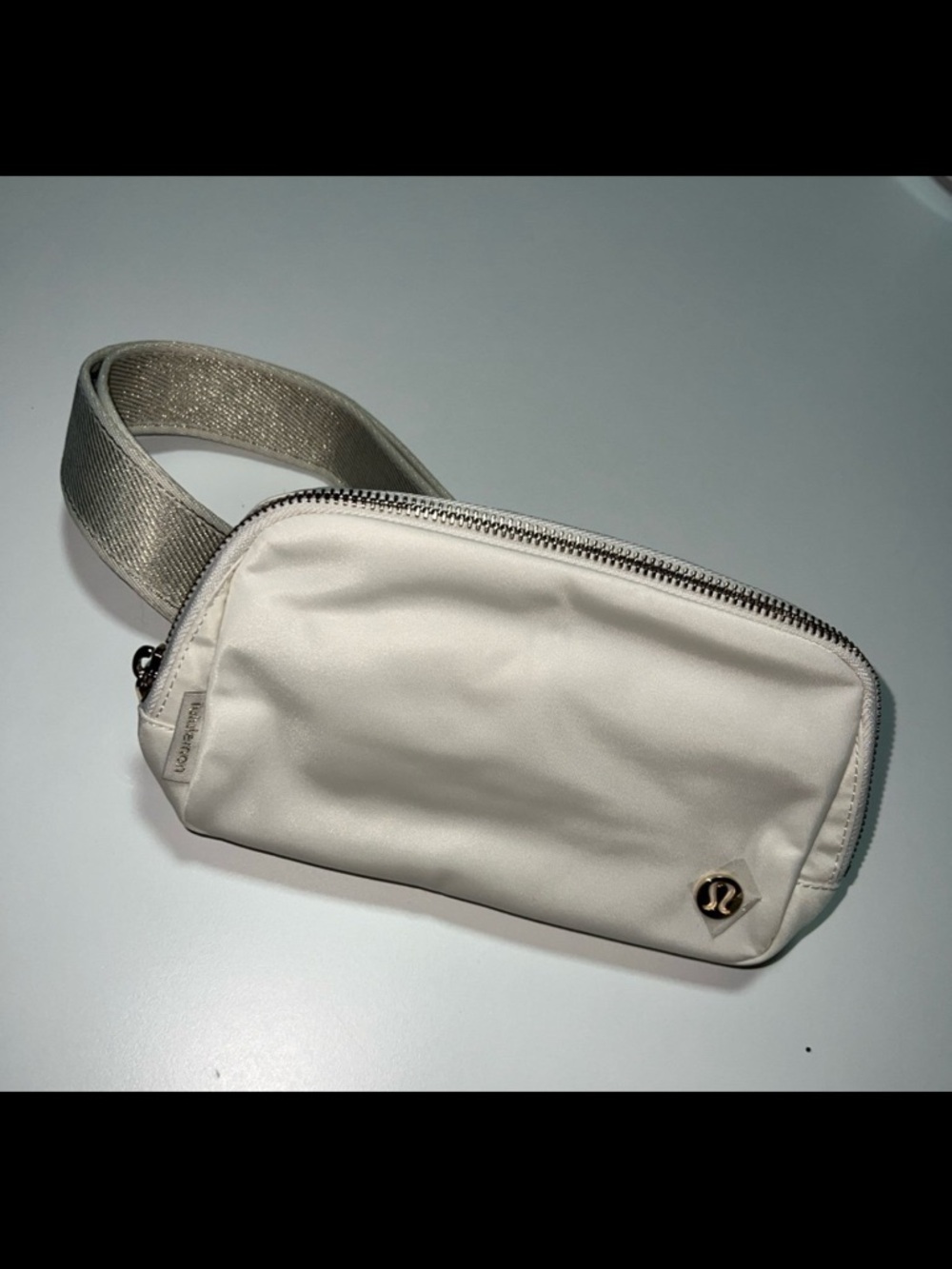 lululemon athletica Cream Crossbody Sling Bag